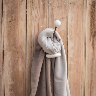 Creative Gardens Delaney Scarf - Taupe & Cream - image 3