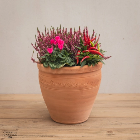 Creative Gardens Planted Container Pink, Red & Silver - Medium - image 1