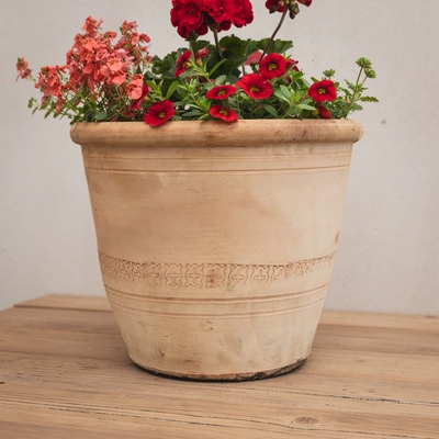 Creative Gardens Planted Container Reds and Peaches - Large