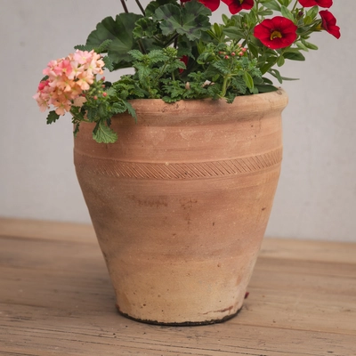 Creative Gardens Planted Container Reds and Peaches - Small