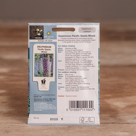 Delphinium Pacific Giants Mix - image 2