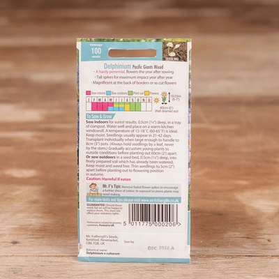 Delphinium Pacific Giants Mix - image 2