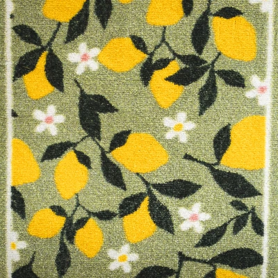 Eco Flex Premium Washable Mat - Lemon Print - image 2