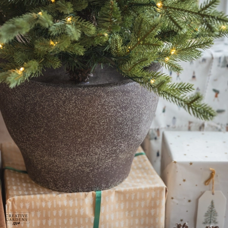 Everlands 3ft Pre-Lit Norway Potted Christmas Tree 60 LED - image 3