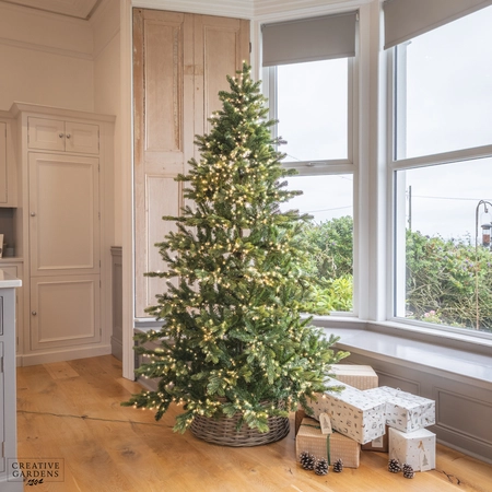 Everlands 7ft Pre-Lit Galloway Spruce Christmas Tree 400 LED - image 1