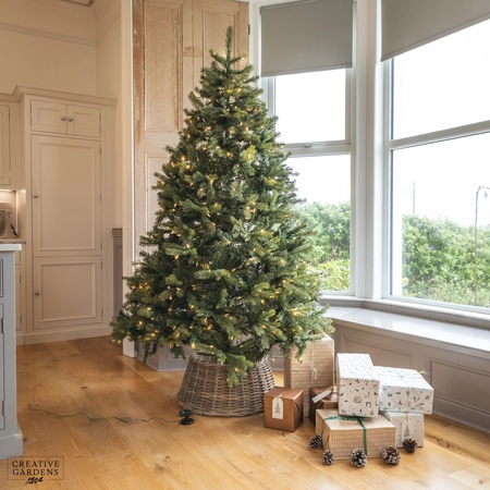 Everlands Freiburg Pine 7ft Nostalgic Pre Lit Christmas Tree