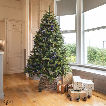 Everlands Freiburg Pine 7ft Nostalgic Pre Lit Christmas Tree