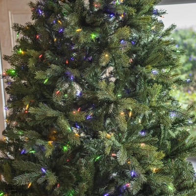 Everlands Freiburg Pine 7ft Nostalgic Pre Lit Christmas Tree