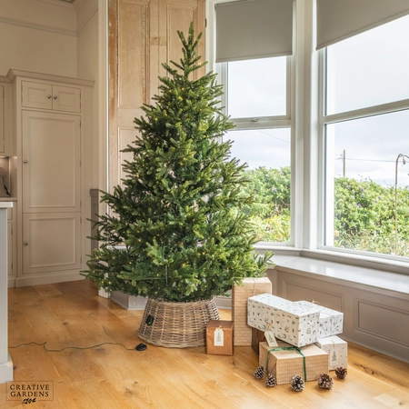Everlands Nordmann Fir 7ft Pre-Lit Christmas Tree