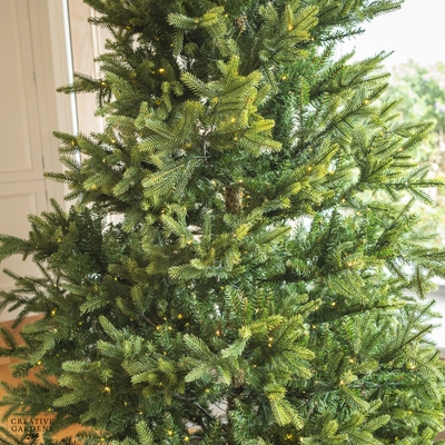 Everlands Nordmann Fir 7ft Pre-Lit Christmas Tree