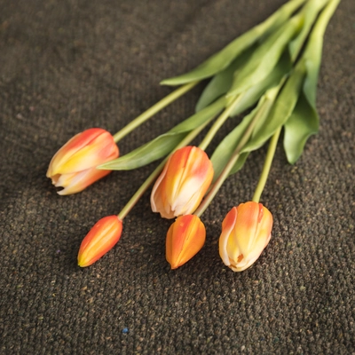 Faux bunch of Tulips - Peach - image 1