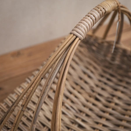 Flat Flower Basket with Hoop Handle - image 6