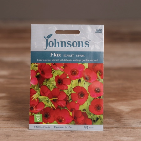 Flax Scarlet - Linum - image 1
