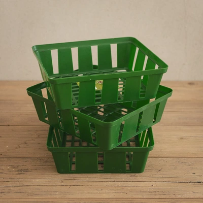 Garland Rectangular 23cm x 21cm Bulb Baskets 3 Pack