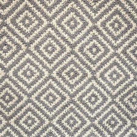 Geo Soft Loop Mat - Light Grey & White - image 2