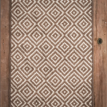 Geo Soft Loop Natural & White Geometric Runner - 150cm x 57cm - image 2
