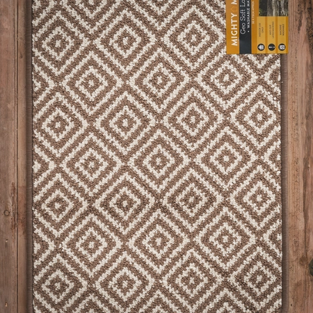 Geo Soft Loop Natural & White Mat - 75cm x 50cm - image 2