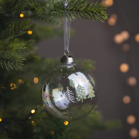 Glass Layla Bauble 10Cm