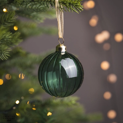 Glass Mary Bauble 8Cm