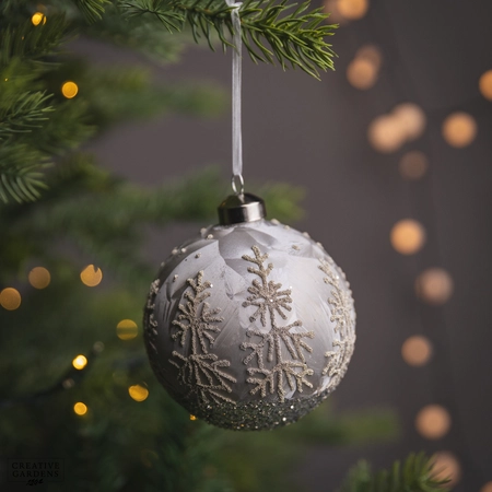 Glass Ulyana Bauble 10Cm