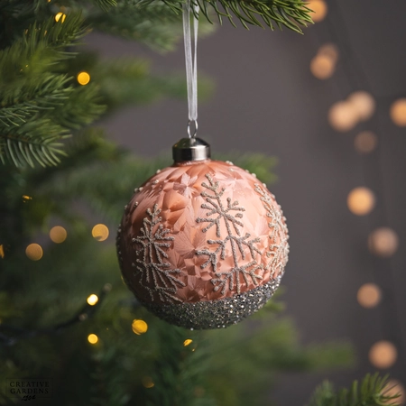 Glass Ulyana Bauble 10Cm