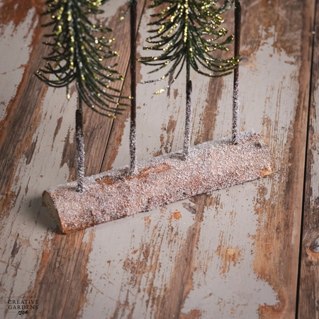 Green Slim Trees on Log - image 2