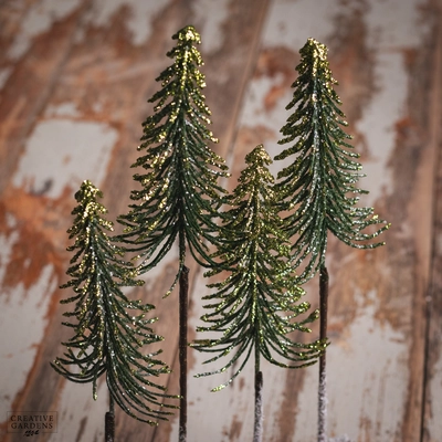 Green Slim Trees on Log - image 3