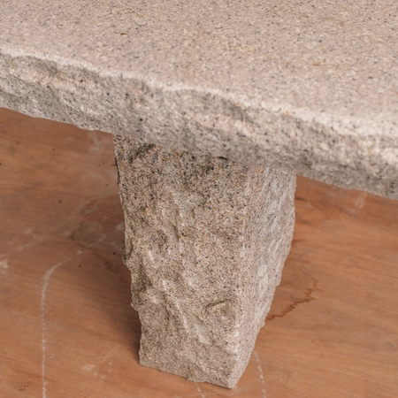 Grey Granite Rustic Polished Bench - image 4