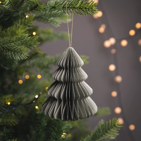 Grey Tree Paper Champagne Painted Edge 15cm