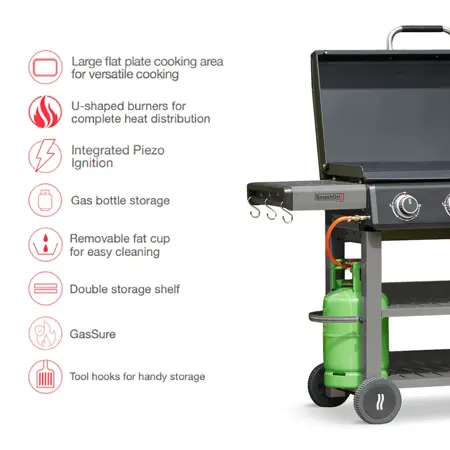 Grillstream SmashGrill 4 Burner - Matt Black - image 5