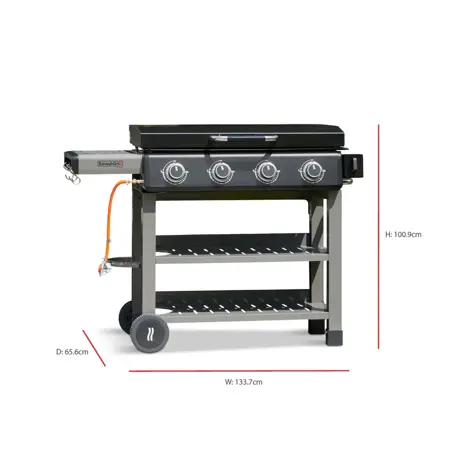 Grillstream SmashGrill 4 Burner - Matt Black - image 6