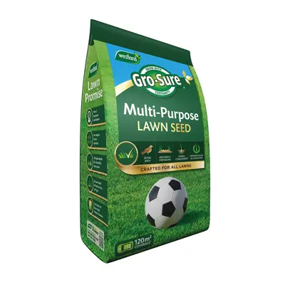 Gro-sure Multi Purpose Lawn Seed 120m²
