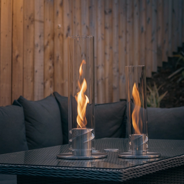 Höfats SPIN 90 Tabletop Fireplace gold – Bright Kitchen