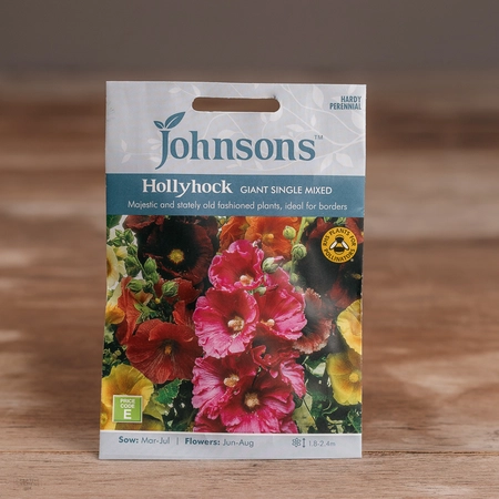 Hollyhock Giant Single Mix - image 1