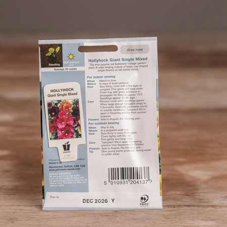Hollyhock Giant Single Mix - image 2
