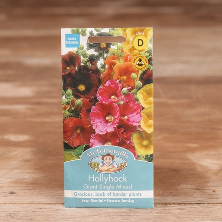 Hollyhock Giant Single Mix - image 1
