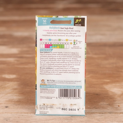 Hollyhock Giant Single Mix - image 2