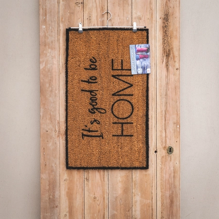 It's Good To Be Home Stencilled Coir Mat - 73cm x 43cm - image 1