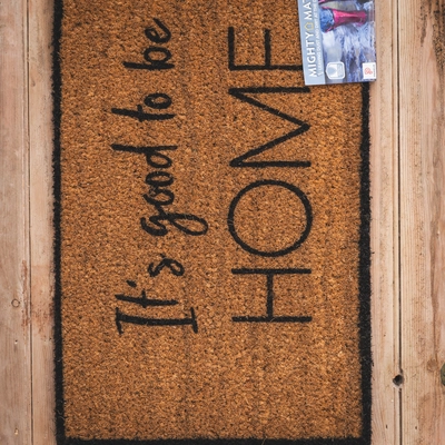 It's Good To Be Home Stencilled Coir Mat - 73cm x 43cm - image 2