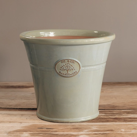 JC & Co Antique Grey Cone Glazed Pot 48cm - image 1