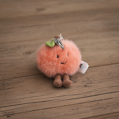 Jelly Cat Amuseables Peach Bag Charm - image 2