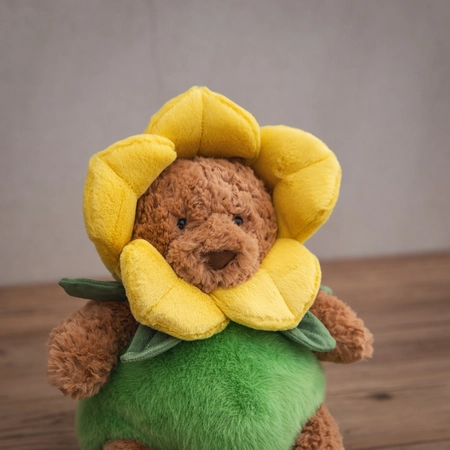 Jelly Cat Bartholomew Bear Daffodil Outfit - image 2