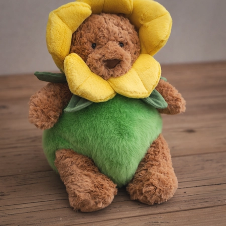 Jelly Cat Bartholomew Bear Daffodil Outfit - image 3