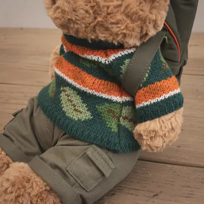Jelly Cat Bartholomew Bear Hiking Outfit