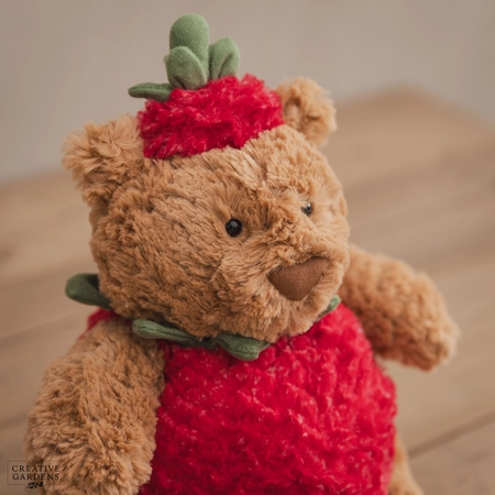Jelly Cat Bartholomew Bear Strawberry