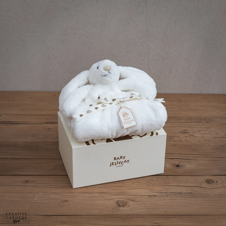Jelly Cat Bashful Luxe Bunny Luna Blankie - image 1