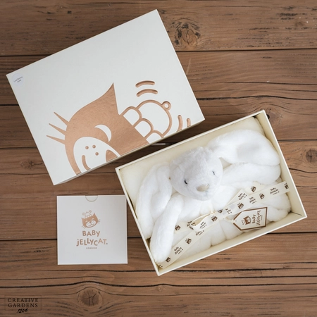 Jelly Cat Bashful Luxe Bunny Luna Blankie - image 2