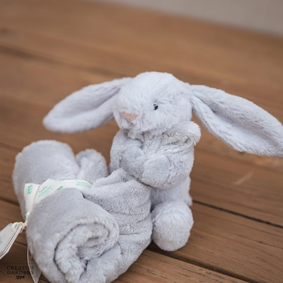 Jelly Cat Bashful Silver Bunny Soother - image 3