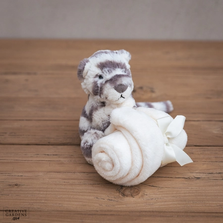 Jelly Cat Bashful Snow Tiger Soother - image 1