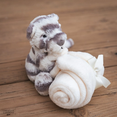 Jelly Cat Bashful Snow Tiger Soother - image 3